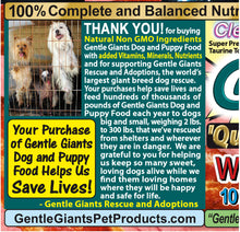 Load image into Gallery viewer, 3 lb. Small Bites - Gentle Giants 'Quality of Life' Feast for Meat Lovers - with Real Beef & Real Bacon -<br>Dog and Puppy Food<br>Natural, Non GMO Ingredients