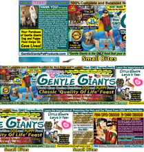 Load image into Gallery viewer, 7.5 lb. Small Bites Chicken - Gentle Giants Classic 'Quality of Life' Feast - Dog and Puppy Food<br>Natural, Non GMO Ingredients