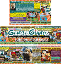 Load image into Gallery viewer, 18 lb. Salmon - Gentle Giants 'Quality of Life' Feast for Seafood Lovers -<br>Dog and Puppy Food<br>Natural, Non GMO Ingredients