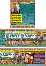 Load image into Gallery viewer, 3 lb. Small Bites Salmon - Gentle Giants 'Quality of Life' Feast for Seafood Lovers -<br>Dog and Puppy Food<br>Natural, Non GMO Ingredients