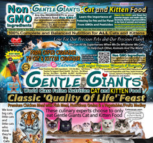 Load image into Gallery viewer, 3 lb. Chicken with Fish - Gentle Giants Classic 'Quality of Life' Feast -<br>Cat and Kitten Food<br>Natural, Non GMO Ingredients