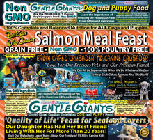 Load image into Gallery viewer, 18 lb. Salmon - Gentle Giants &#39;Quality of Life&#39; Feast for Seafood Lovers -&lt;br&gt;Dog and Puppy Food&lt;br&gt;Natural, Non GMO Ingredients

