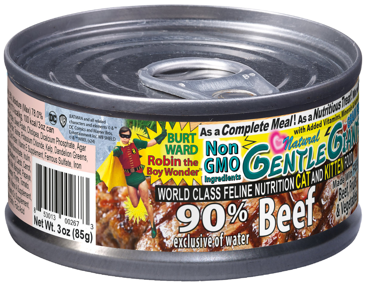 3 oz. Gentle Giants Quality of Life 90 Beef Canned Cat and