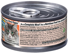 Load image into Gallery viewer, 3 oz. Gentle Giants 'Quality of Life' 90% Salmon -<br>Canned Cat and Kitten Food<br>Natural, Non GMO Ingredients<br>