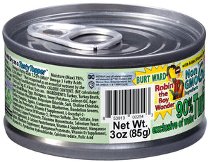 3 oz. Gentle Giants 'Quality of Life' 90% Turkey -<br>Canned Dog and Puppy Food<br>Natural, Non GMO Ingredients<br>