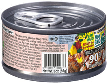 Load image into Gallery viewer, 3 oz. Gentle Giants 'Quality of Life' 90% Beef -<br>Canned Cat and Kitten Food<br>Natural, Non GMO Ingredients<br>