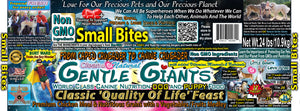 24 lb. Small Bites Chicken - Gentle Giants Classic 'Quality of Life' Feast - Dog and Puppy Food<br>Natural, Non GMO Ingredients