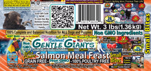 Load image into Gallery viewer, 3 lb. Small Bites Salmon - Gentle Giants &#39;Quality of Life&#39; Feast for Seafood Lovers -&lt;br&gt;Dog and Puppy Food&lt;br&gt;Natural, Non GMO Ingredients
