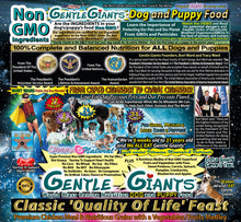 Load image into Gallery viewer, 3 lb. Chicken - Gentle Giants Classic 'Quality of Life' Feast - Dog and Puppy Food<br>Natural, Non GMO Ingredients
