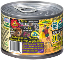 Load image into Gallery viewer, 6 oz. Gentle Giants &#39;Quality of Life&#39; 90% Chicken -&lt;br&gt;Canned Dog and Puppy Food&lt;br&gt;Natural, Non GMO Ingredients&lt;br&gt;
