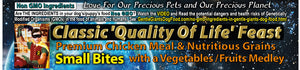 3 lb. Small Bites Chicken - Gentle Giants Classic 'Quality of Life' Feast - Dog and Puppy Food<br>Natural, Non GMO Ingredients