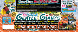 18 lb. Salmon - Gentle Giants 'Quality of Life' Feast for Seafood Lovers -<br>Dog and Puppy Food<br>Natural, Non GMO Ingredients