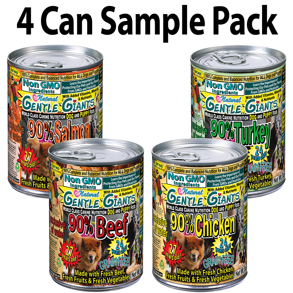 Canned Dog Food Sample Pack - 13 oz Canned Dog and Puppy Food