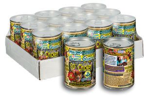13 oz. Gentle Giants 'Quality of Life' 90% Chicken -<br>Canned Dog and Puppy Food<br>Natural, Non GMO Ingredients<br>